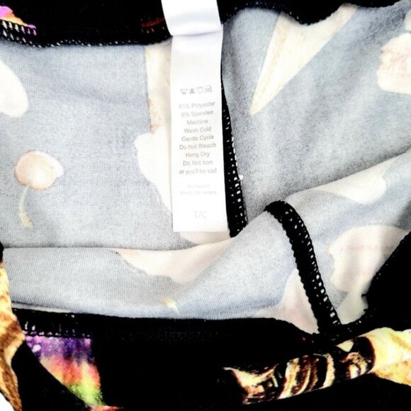 Vibrant LuLaRoe Ice Cream Print Leggings for Women - Tall & Curvy Perfect Fit - Picture 9 of 12